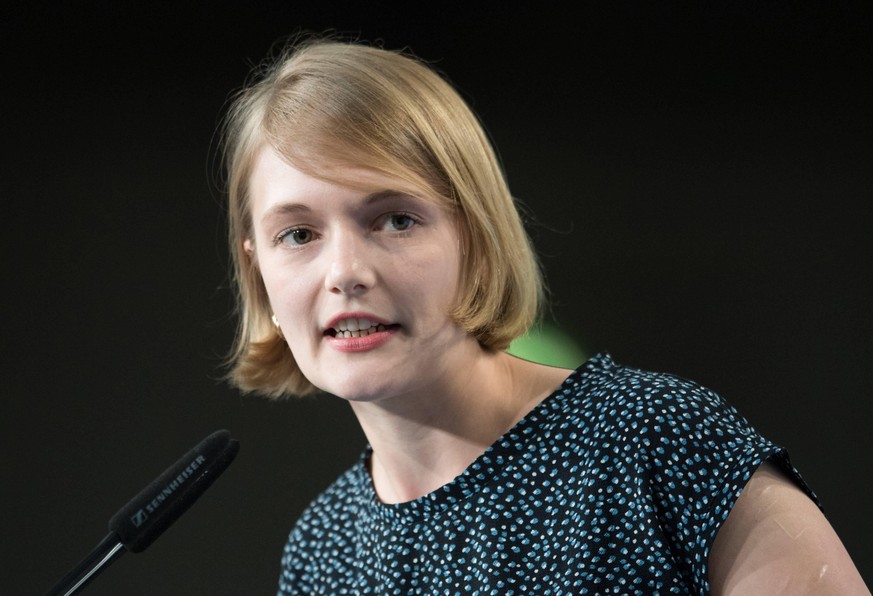 Ria SCHROEDER (Bundesvorsitzende Junge Liberale) 70. Ordentlicher Bundesparteitag der FDP in der STATION Berlin, Deutschland am 26.04.2019. *** Ria SCHROEDER Federal President Young Liberals 70 Ordina ...