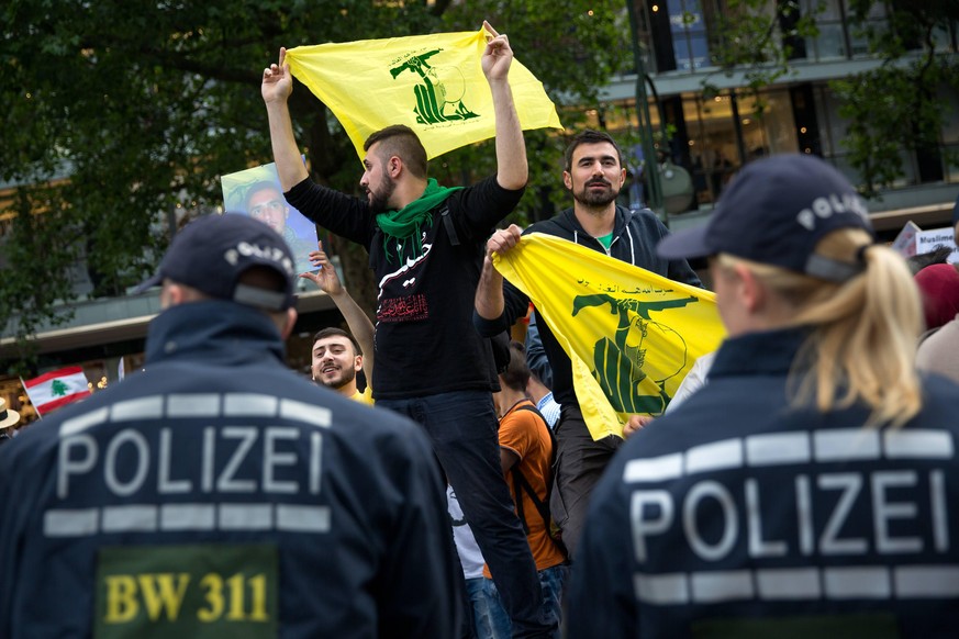 Anhänger der Hisbollah beim Al-Quds-Tag 2015 in Berlin.
