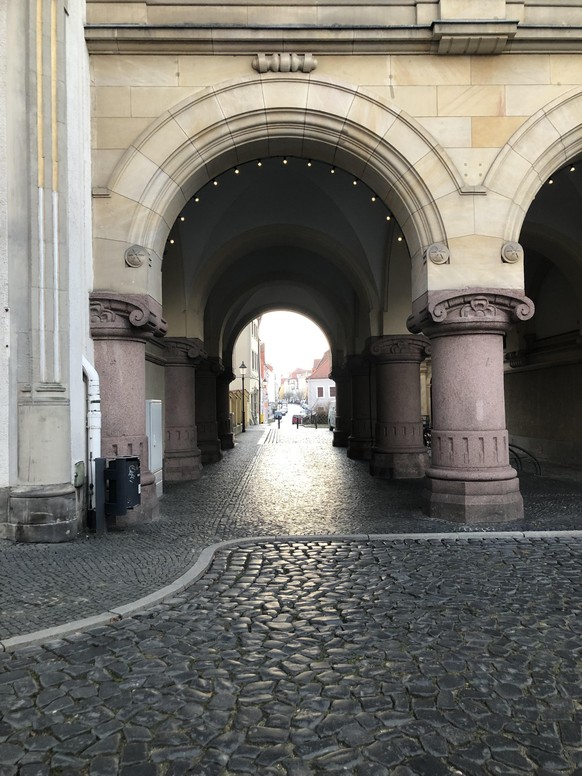 Die Straßen in der Görlitzer Altstadt sind leer.