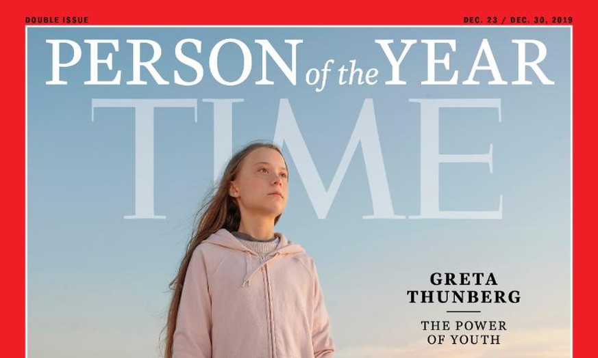 Greta Thunberg auf dem Cover des "Time"-Magazins.