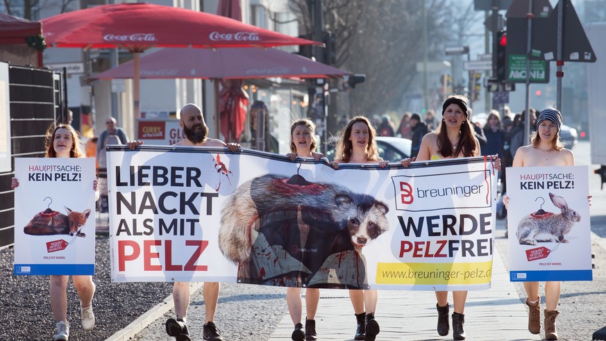 Auch in Deutschland ist nicht jeder mit Pelzen glücklich