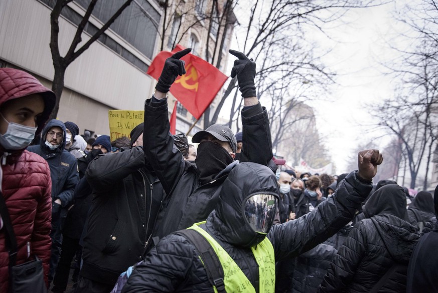 FRANCE - LIBERTY AND JUSTICE MARCH AGAINST GLOBAL SECURITY LAW AND UNEMPLOYMENT Liberty and Justice March against the global security law and in support of the unemployed and people in insecure jobs.  ...