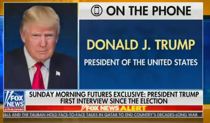 Bei Fox News erklärte sich Trump ausführlich.