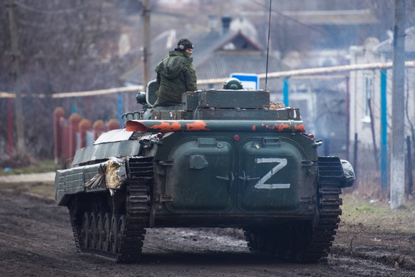 Russische Panzer in der Ukraine.