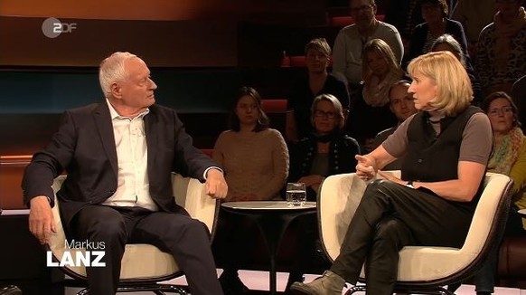 Lafontaine und Geipel am Donnerstagabend im ZDF.