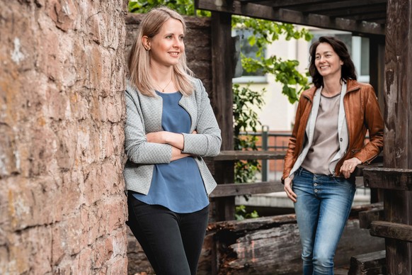 Hat ordentlich Womanpower hinter sich: Verena Hubertz (l.) wird von Katarina Barley und der rheinland-pfälzischen Ministerpräsidentin Malu Dreyer unterstützt.