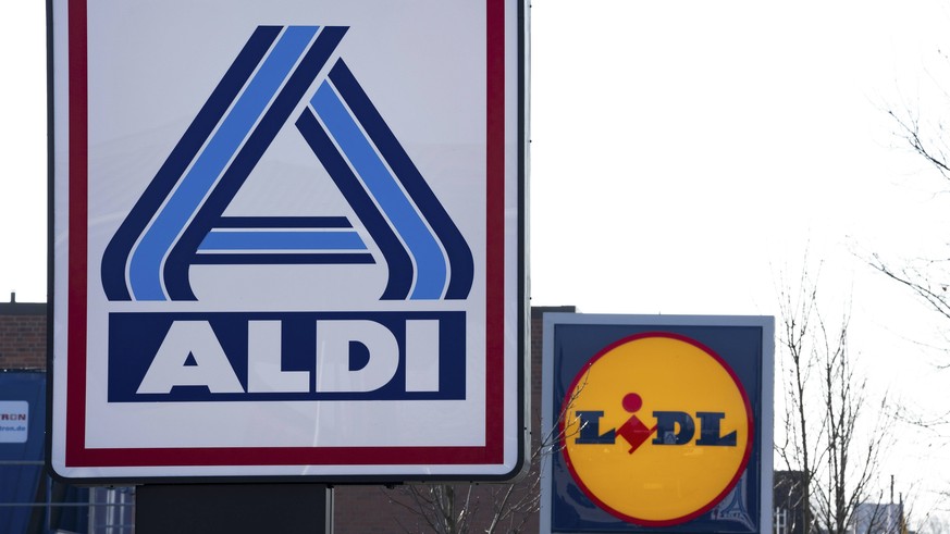 Aldi Lidl Discounter Logo Logos Schriftzug Schriftz