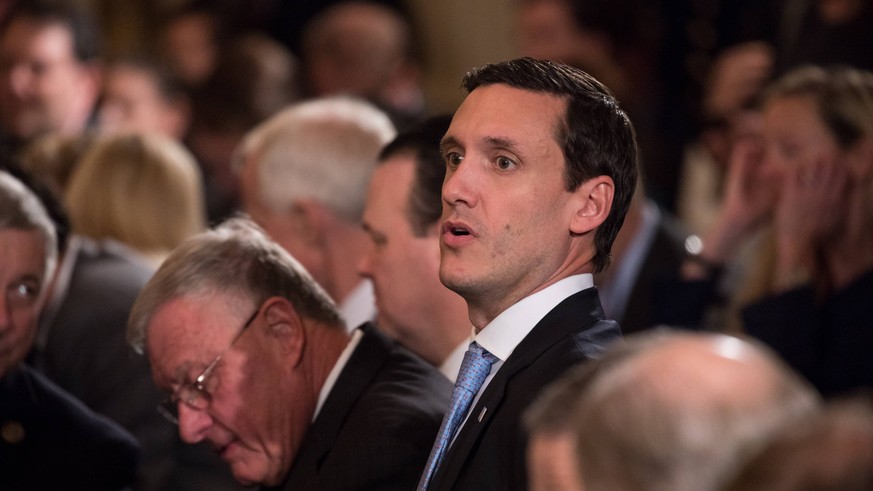 October 26, 2017 - Washington, DC, United States - Homeland Security Advisor Tom Bossert, was in attendance as President Donald Trump made remarks on combatting drug demand and the opioid crisis, in t ...