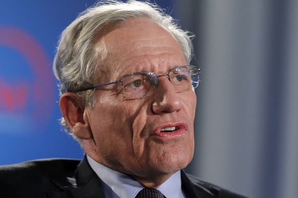 FILE - This June 11, 2012 file photo shows former Washington Post reporter Bob Woodward speaking during an event to commemorate the 40th anniversary of Watergate in Washington. Details are starting to ...