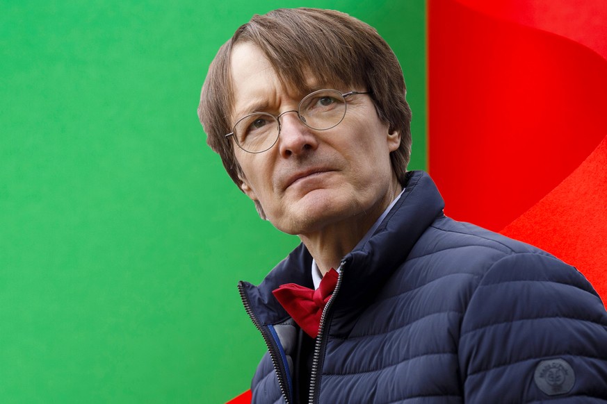 Karl Lauterbach, Gesundheitsexperte der SPD, nimmt an der Mai-Demo auf dem Heumarkt teil. Köln, 01.05.2019 *** Karl Lauterbach SPD health expert takes part in May demo at Heumarkt Cologne 01 05 2019 F ...