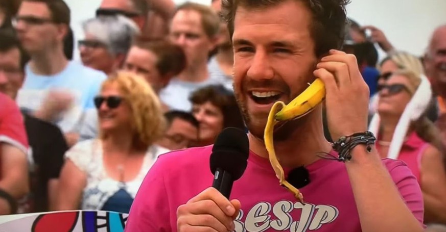 Dann war da noch die Sache mit der Banane: Luke Mockridge im "Fernsehgarten".