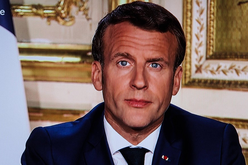 FRANCE - ON APRIL 13, 2020, EMMANUEL MACRON S THIRD TELEVISED SPEECH IN THE CONTEXT OF THE VIDOC CRISIS-19 On April 13, 2020, Emmanuel Macron s third televised speech in the context of the VIDOC-19 cr ...