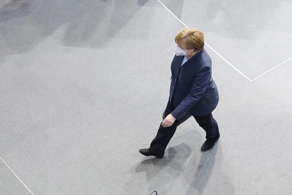 Merkel im Bundestag im Dezember 2020.