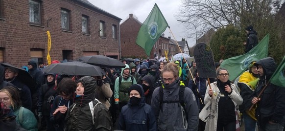 Zu der Demonstration wurden zahlreiche Menschen erwartet.