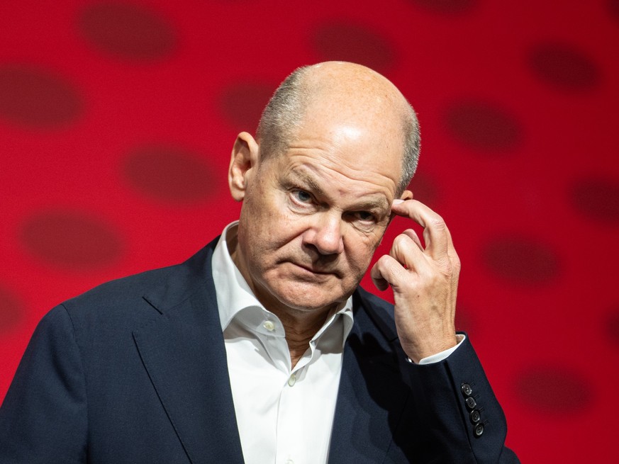 22.11.2024, Berlin: Olaf Scholz (SPD), Bundeskanzler, spricht auf dem 19. DEMO-Kommunalkongress. Foto: Hannes P. Albert/dpa +++ dpa-Bildfunk +++