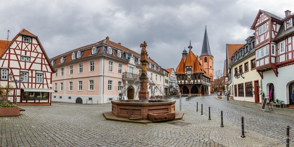 Michelstadt Town Hall in the Odenwald