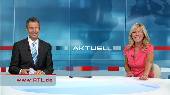 Seit 1992 nicht mehr aus dem RTL-Abendprogramm wegzudenken: Peter Kloeppel (l.) und Ulrike von der Groeben.