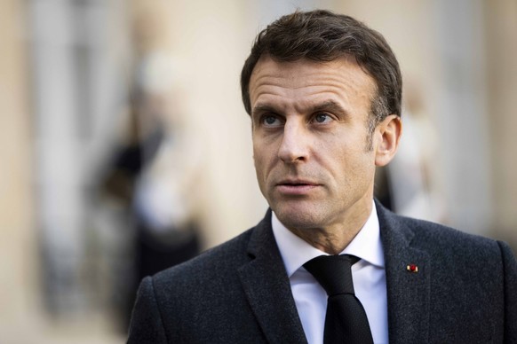 Emmanuel Macron - president de la Republique Francaise NEWS : Entretien Macron / Kristersson - Paris - 03/01/2023 JBAutissier/Panoramic PUBLICATIONxNOTxINxFRAxITAxBEL