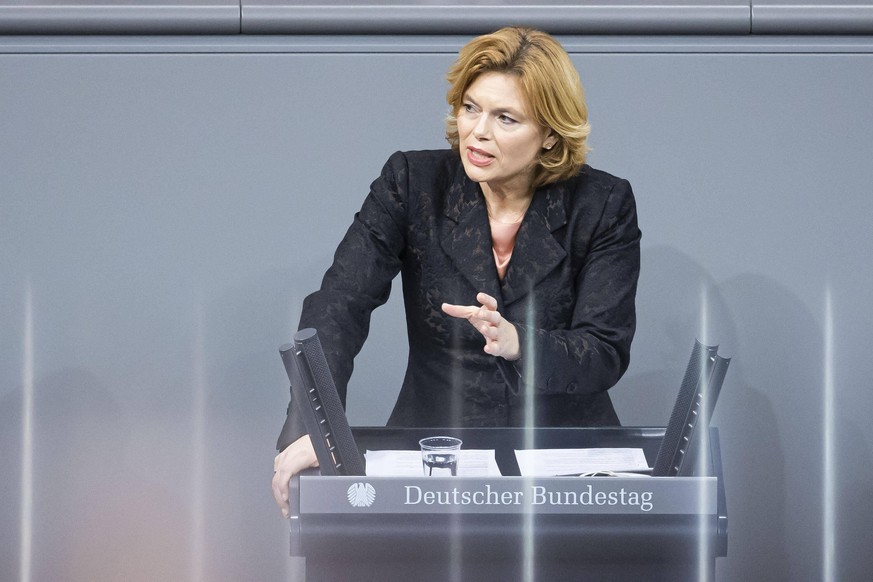 Landwirtschaftsministerin Julia Klöckner (CDU) im Januar im Bundestag. 