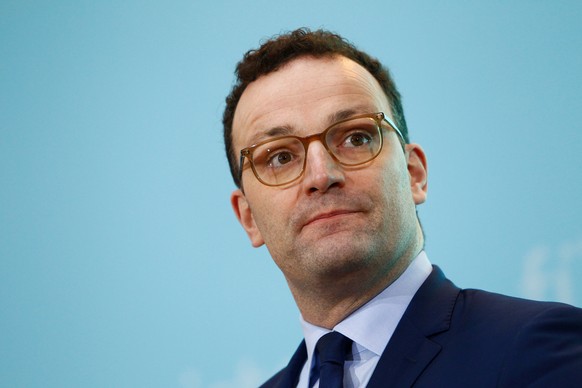 Health Minister, Jens Spahn gives a statement on coronavirus in Berlin, Germany January 28, 2020. REUTERS/Michele Tantussi