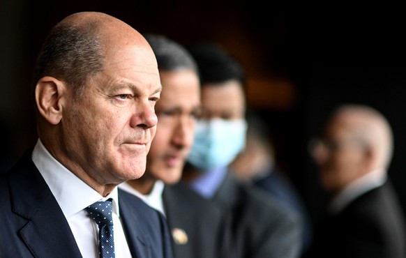 14.11.2022, Singapur: Bundeskanzler Olaf Scholz (SPD), am Rande der 17. Asien-Pazifik-Konferenz der Deutschen Wirtschaft (APK). Foto: Britta Pedersen/dpa +++ dpa-Bildfunk +++