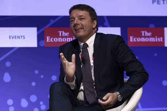 July 16, 2019 - Athens, Greece - Matteo Renzi during the 23rd Economist Roundtable with the Government of Greece on Europe: leaving indecisiveness behind? , in Lagonissi, south of Athens, Greece, on J ...