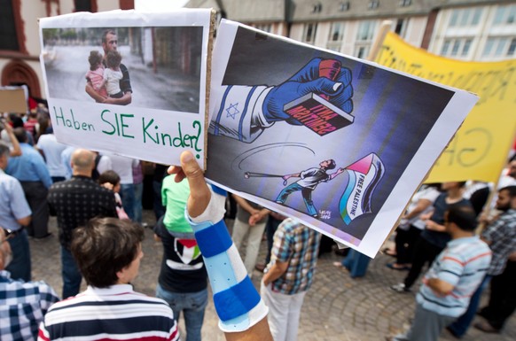 Pro-Palästinenser-Demonstration im hessischen Frankfurt.