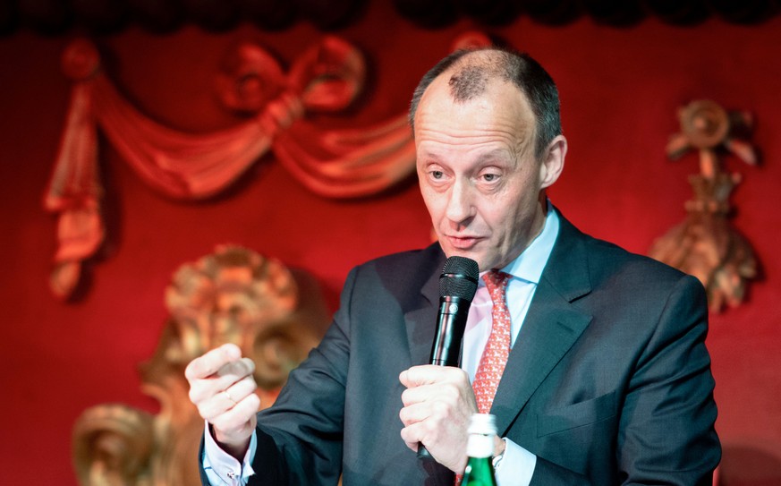 Friedrich Merz bei seiner Rede auf dem Mittelstandsforum in Berlin.