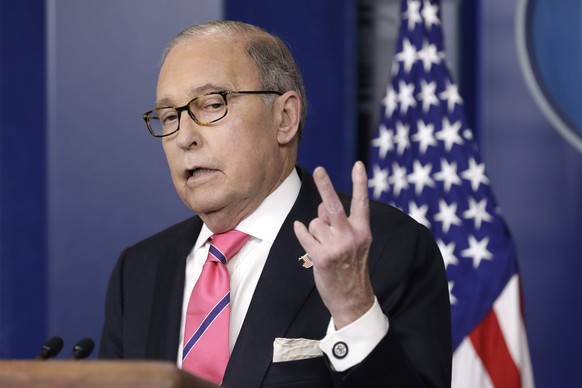 White House economic advisor Larry Kudlow speaks during a press briefing at the White House in Washington on November 27, 2018. PUBLICATIONxINxGERxSUIxAUTxHUNxONLY WAPG2018112702 YURIxGRIPAS