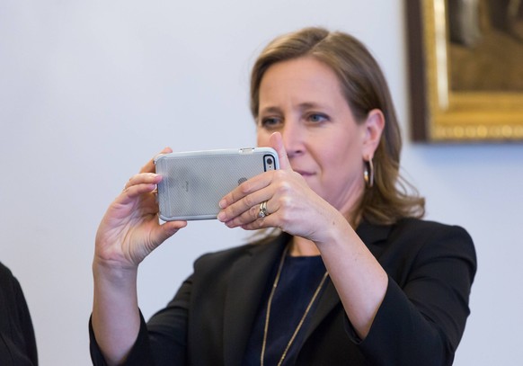 March 28, 2017 - 700026654, Poland - CEO of YouTube Susan Wojcicki before meeting with President of Poland at Presidential Palace in Warsaw, Poland on 28 March 2017 700026654 Poland PUBLICATIONxINxGER ...