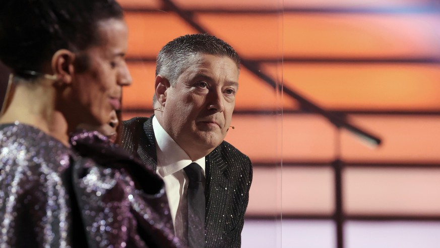 COLOGNE, GERMANY - MARCH 05: Juror Joachim Llambi is seen on stage during the 1st show of the 14th season of the television competition &quot;Let&#039;s Dance&quot; on March 05, 2021 in Cologne, Germa ...