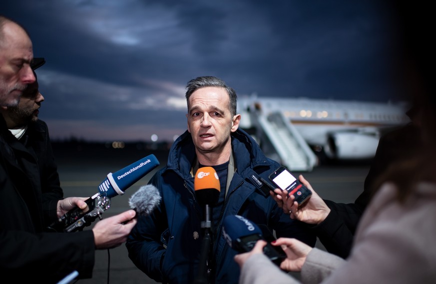 Heiko Maas vor der Abreise nach Jordanien.