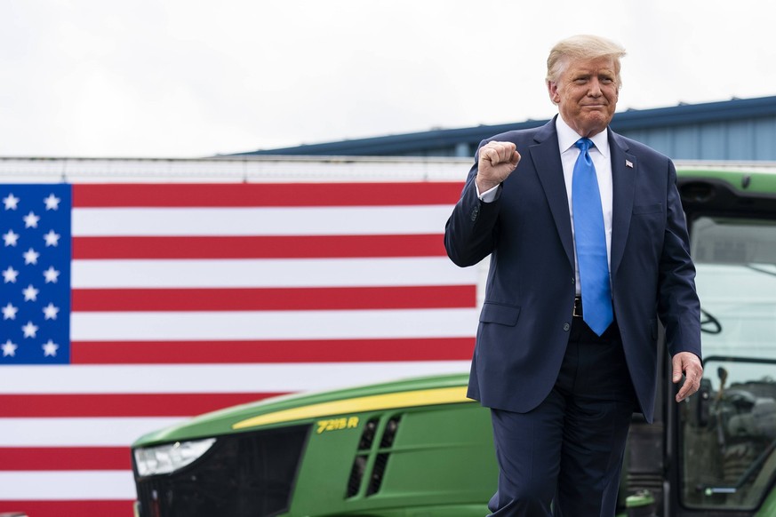 August 24, 2020, Mills River, NC, United States of America: U.S. President Donald Trump announces additional support of the Farmers to Families program at Flavor First Growers and Packers August 24, 2 ...