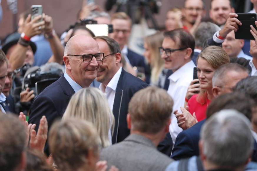 Potsdam, Brandenburg, Deutschland, 22.09.2024: Gaumenarche: SPD-Wahlparty zur Landtagswahl in Brandenburg: Brandenburgs Ministerpr