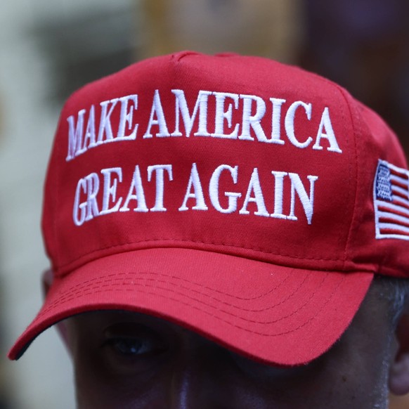 Trump Tower A Day After Donald Trump Injured In Shooting A person wearing Make America Great Again cap is seen in front of the Trump Tower in New York City, United States on July 14, 2024. On July 13  ...