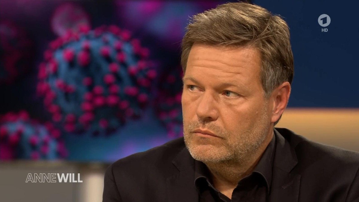 Der Parteivorsitzende der Grünen, Robert Habeck, äußert sich bei "Anne Will" zu Aussagen des Tübinger Oberbürgermeisters Boris Palmer.