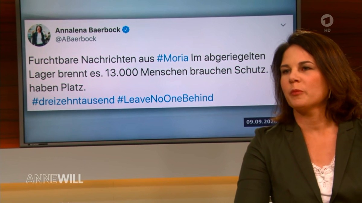 Annalena Baerbock bei "Anne Will".
