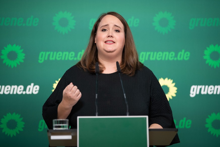 15.01.2024, Berlin: Ricarda Lang, Bundesvorsitzende B