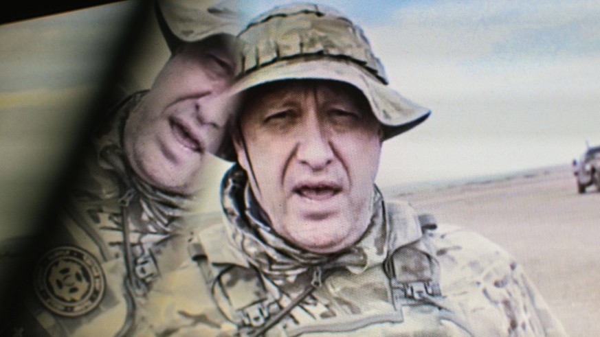 August 27, 2023, Cours la Ville, Auvergne Rhone Alpes, France: Yevgeny Prigozhin, leader Russian mercenary group Wagner, seen for the last time in a video published on a Telegram Wagner-related channe ...