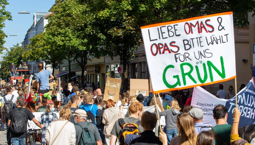 FFF Fridays for Future Klima Demo auf dem K