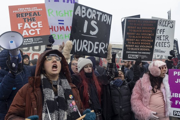 January 19, 2024, Washington, District Of Columbia, USA: The March for Life in front of the Supreme Court, Friday, Jan. 19, 2024 in Washington. Washington USA - ZUMAk74_ 20240119_znp_k74_044 Copyright ...