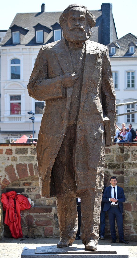 Karl Marx in Bronze.