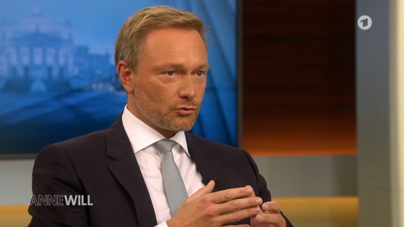 FDP-Chef Christian Lindner am Montagabend in der ARD.