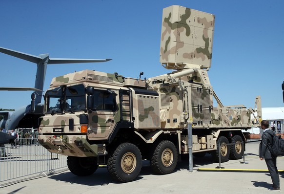 Mit dem Flugabwehrsystem Iris-T SLM aus Deutschland will sich die Ukraine künftig besser gegen russische Raketen wehren können.