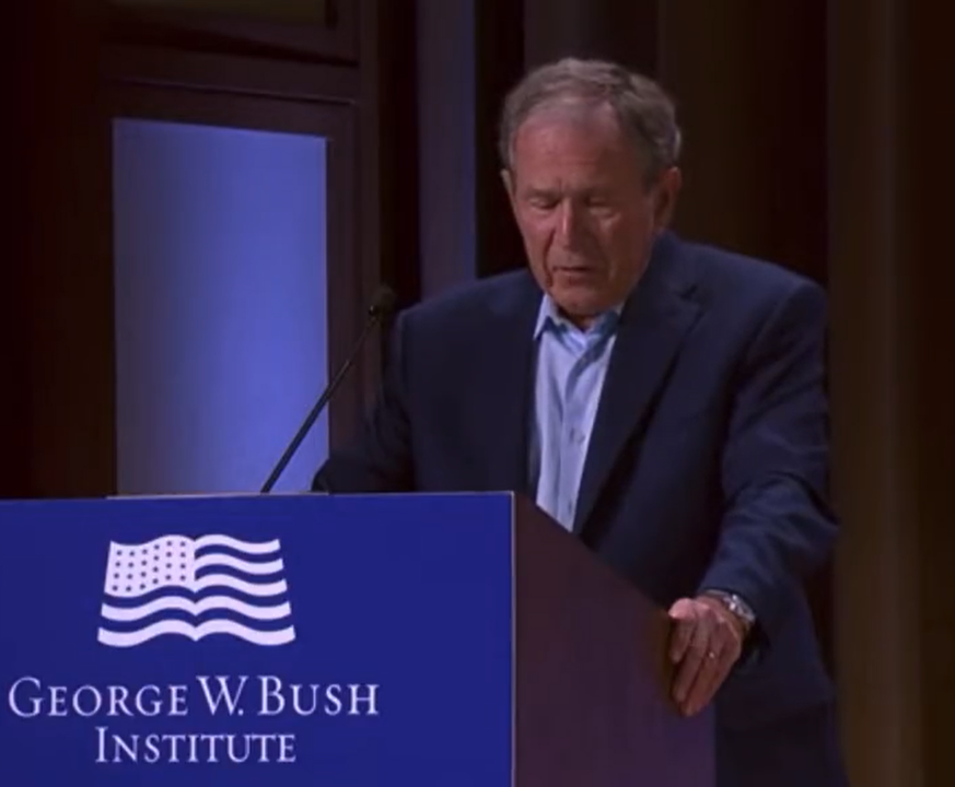 George Bushs Versprecher wird eine größere Bedeutung beigemessen.