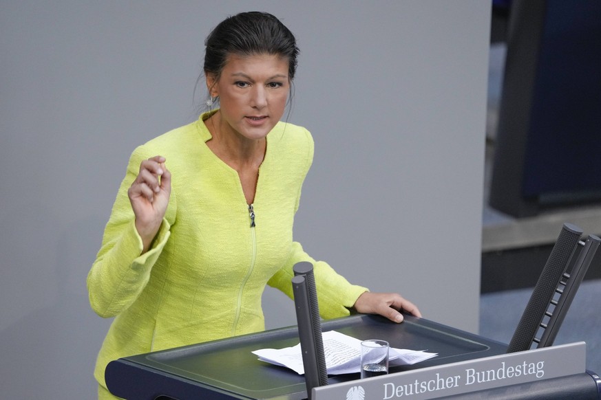 Sahra Wagenknecht (Linke) sorgt mit einem Tweet für Aufsehen.