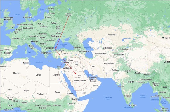 Von Moskau über Istanbul bis in den Nahen Osten – das ist die Fluchtroute von Victor. Seinen genauen Standort will er nicht nennen.