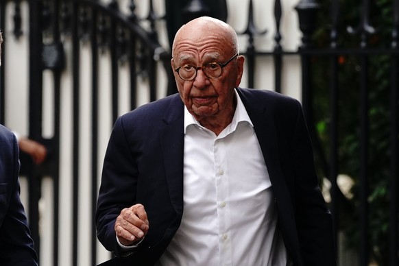 22.06.2023, Gro�britannien, London: Rupert Murdoch kommt zu seiner j�hrlichen Party im Spencer House. Foto: Victoria Jones/PA Wire/dpa +++ dpa-Bildfunk +++