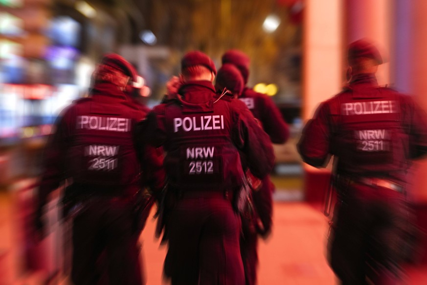 Eine Polizeistreife in der K