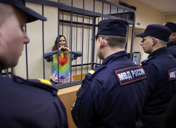 Alexandra (Sasha) Skochilenko, a 33-year-old artist and musician, who faces charges of spreading false information about the army after replacing supermarket price tags with slogans protesting against ...